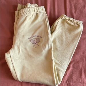 Morgan Stewart Sport Women's Yellow Joggers